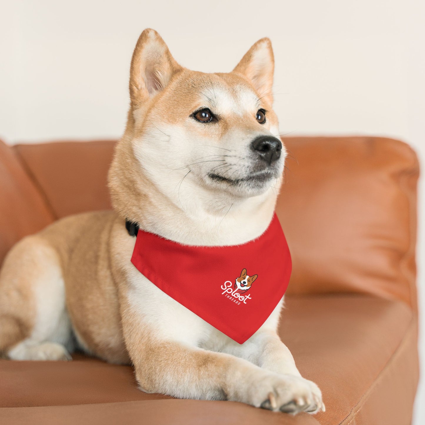 Classic Red Logo Collar Bandana