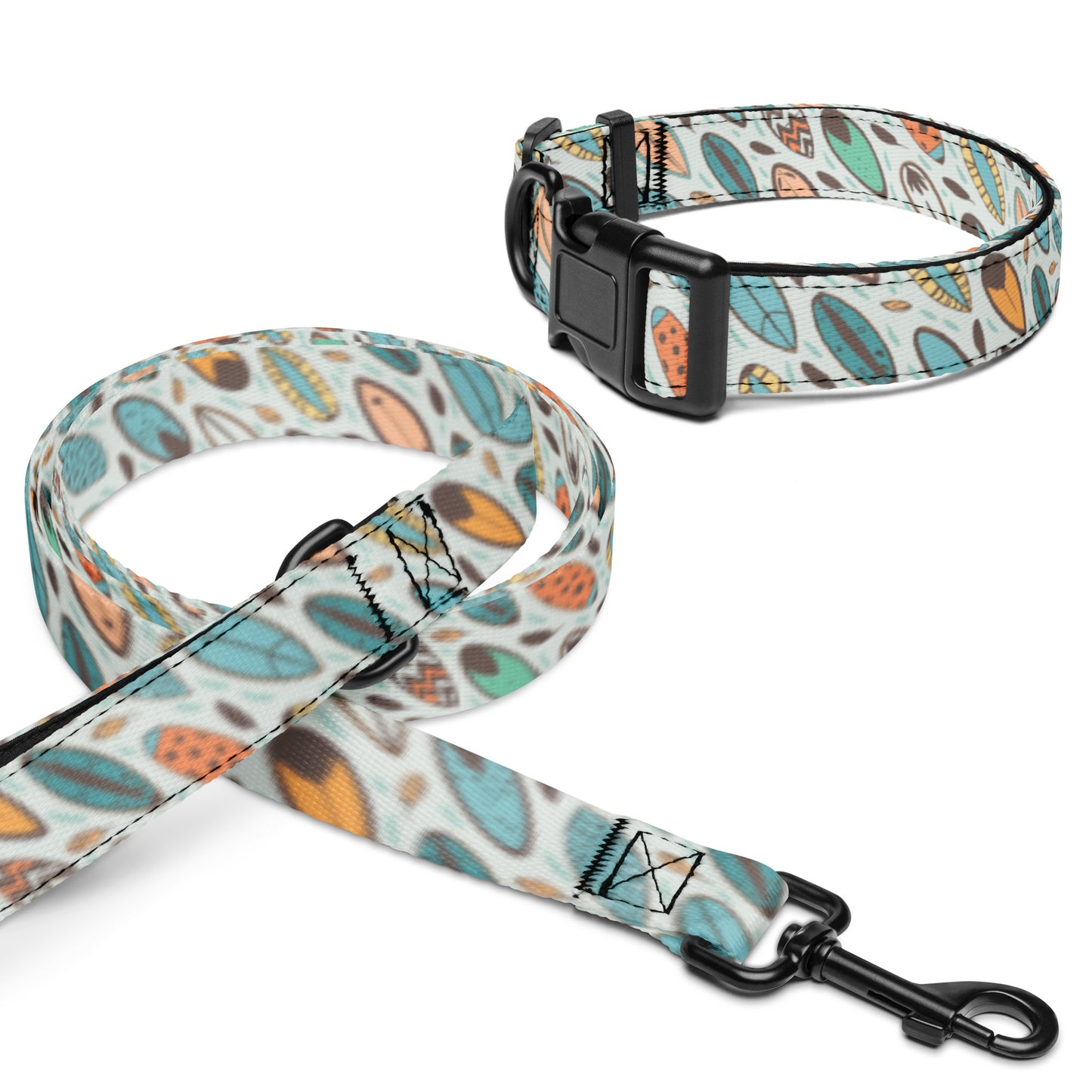 Surf's Up Collar & Leash Set