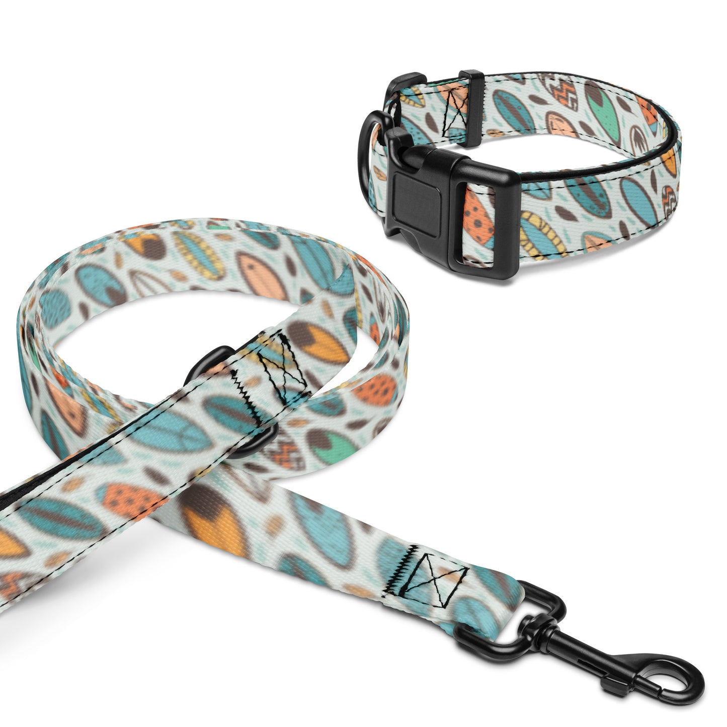 Surf's Up Collar & Leash Set