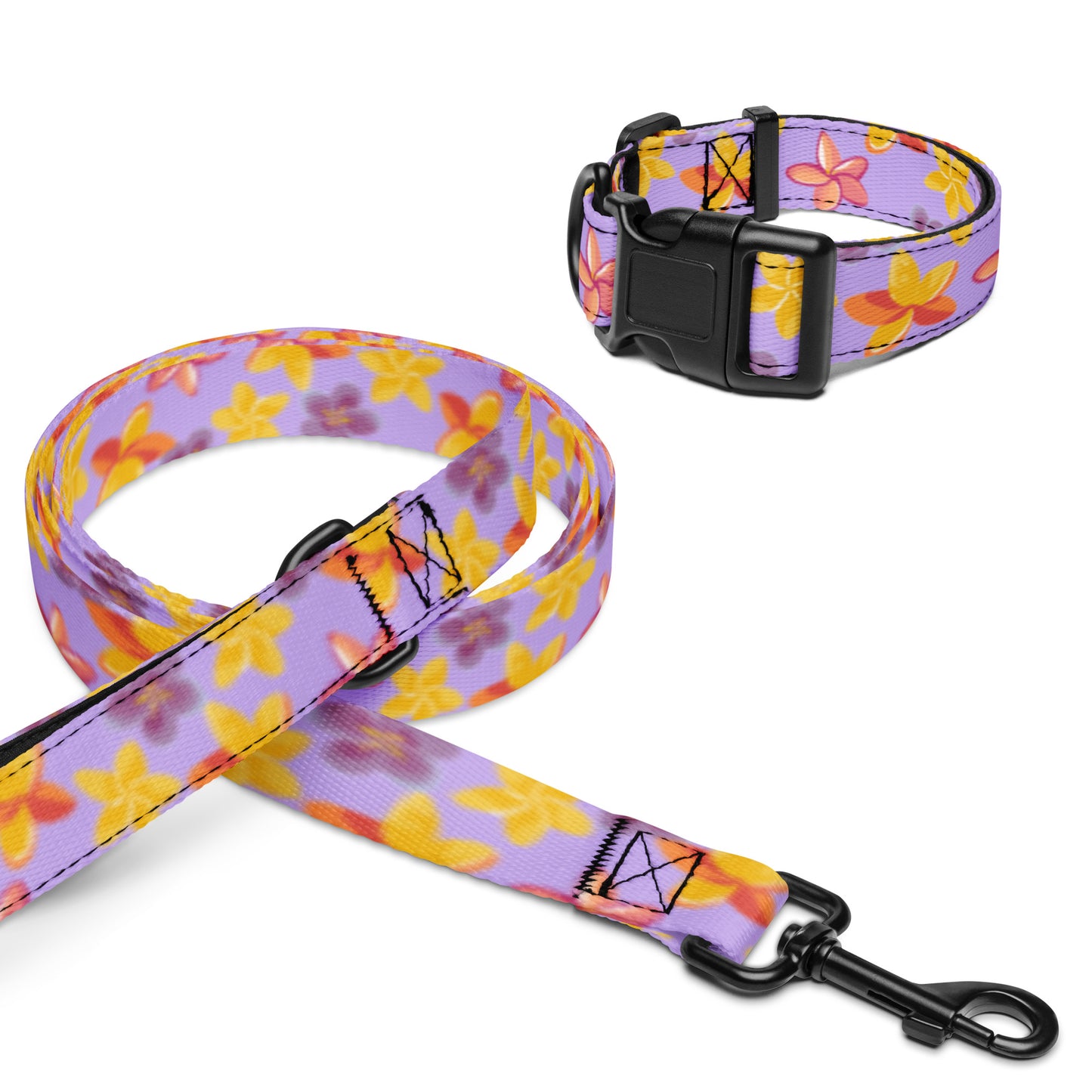 Island Bloom Collar & Leash Set