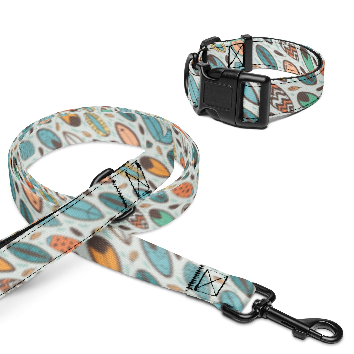 Surf's Up Collar & Leash Set