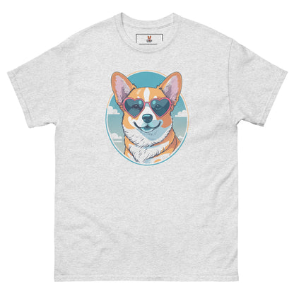 Peace, Love, & Corgis Tee