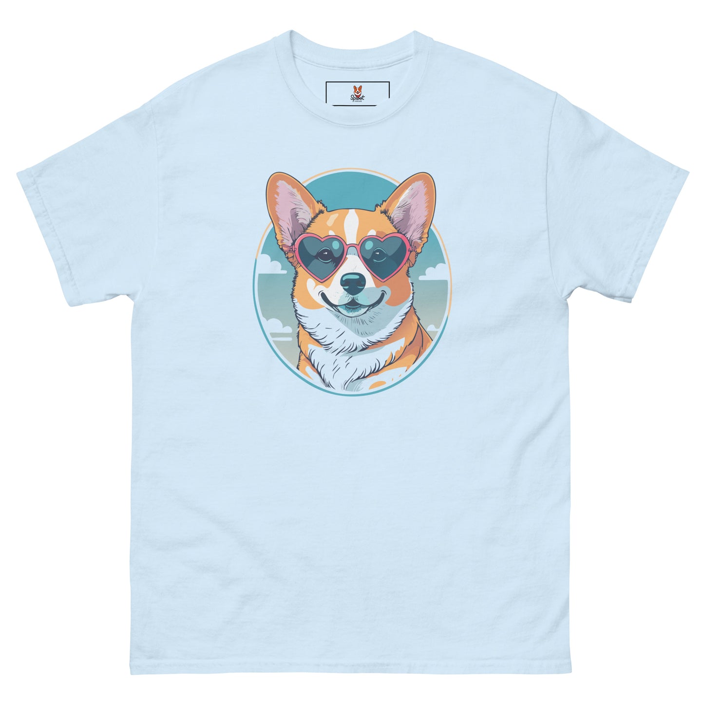 Peace, Love, & Corgis Tee