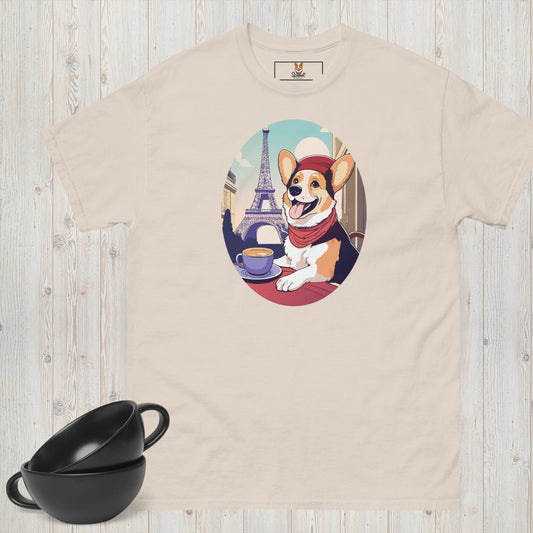 French Corgí Café Tee