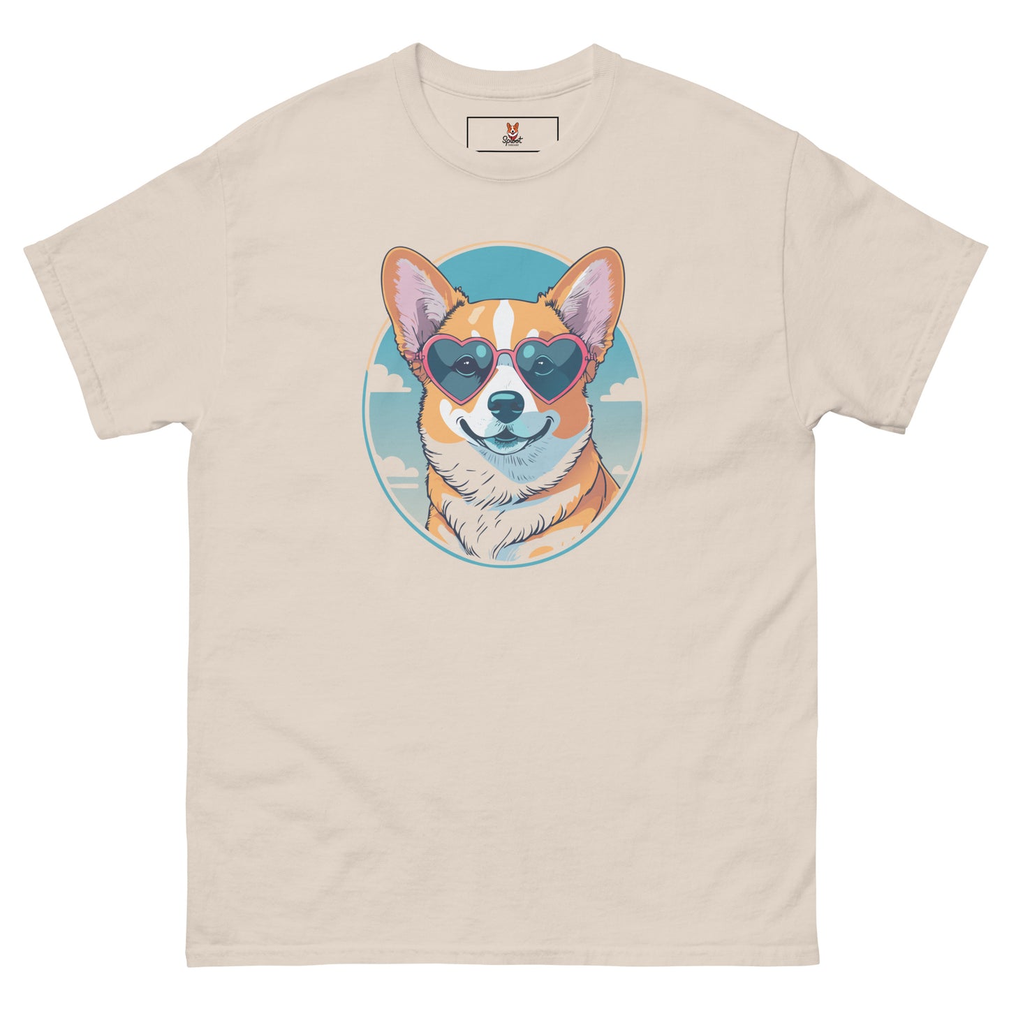 Peace, Love, & Corgis Tee