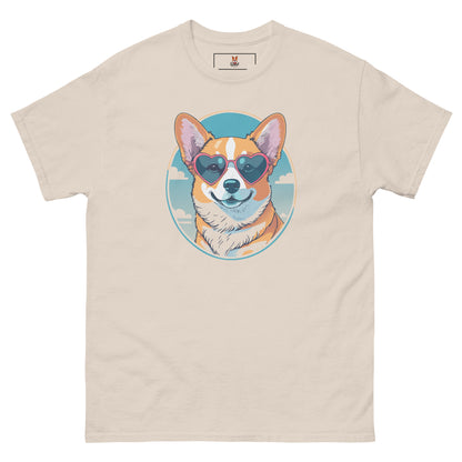 Peace, Love, & Corgis Tee