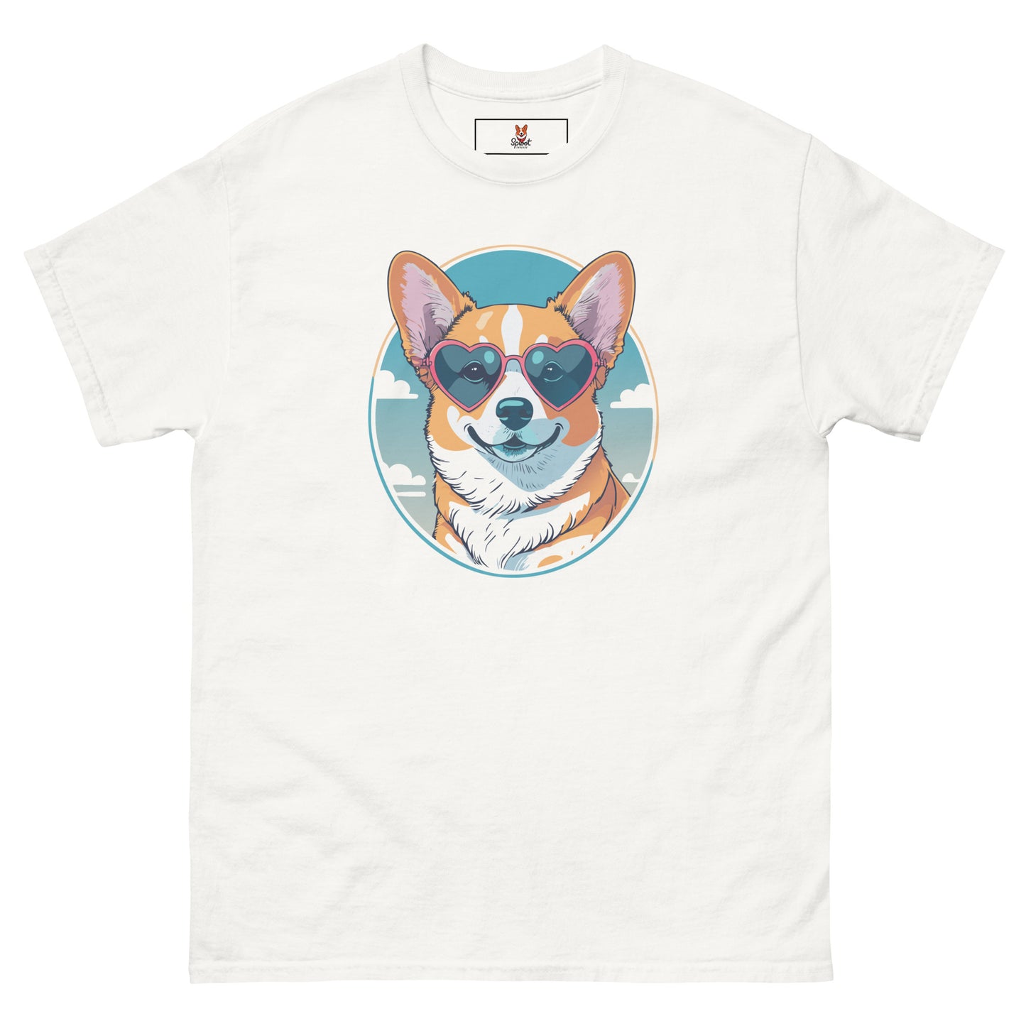 Peace, Love, & Corgis Tee