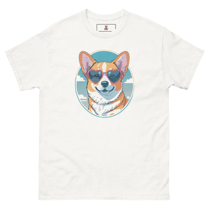 Peace, Love, & Corgis Tee