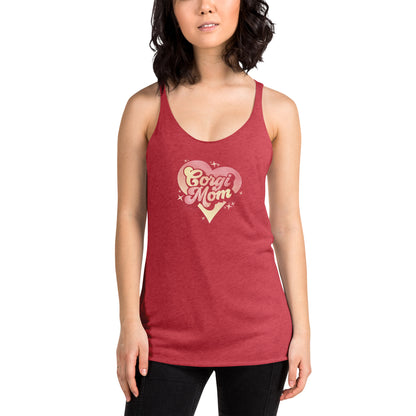 Corgi Mom Racerback Tank